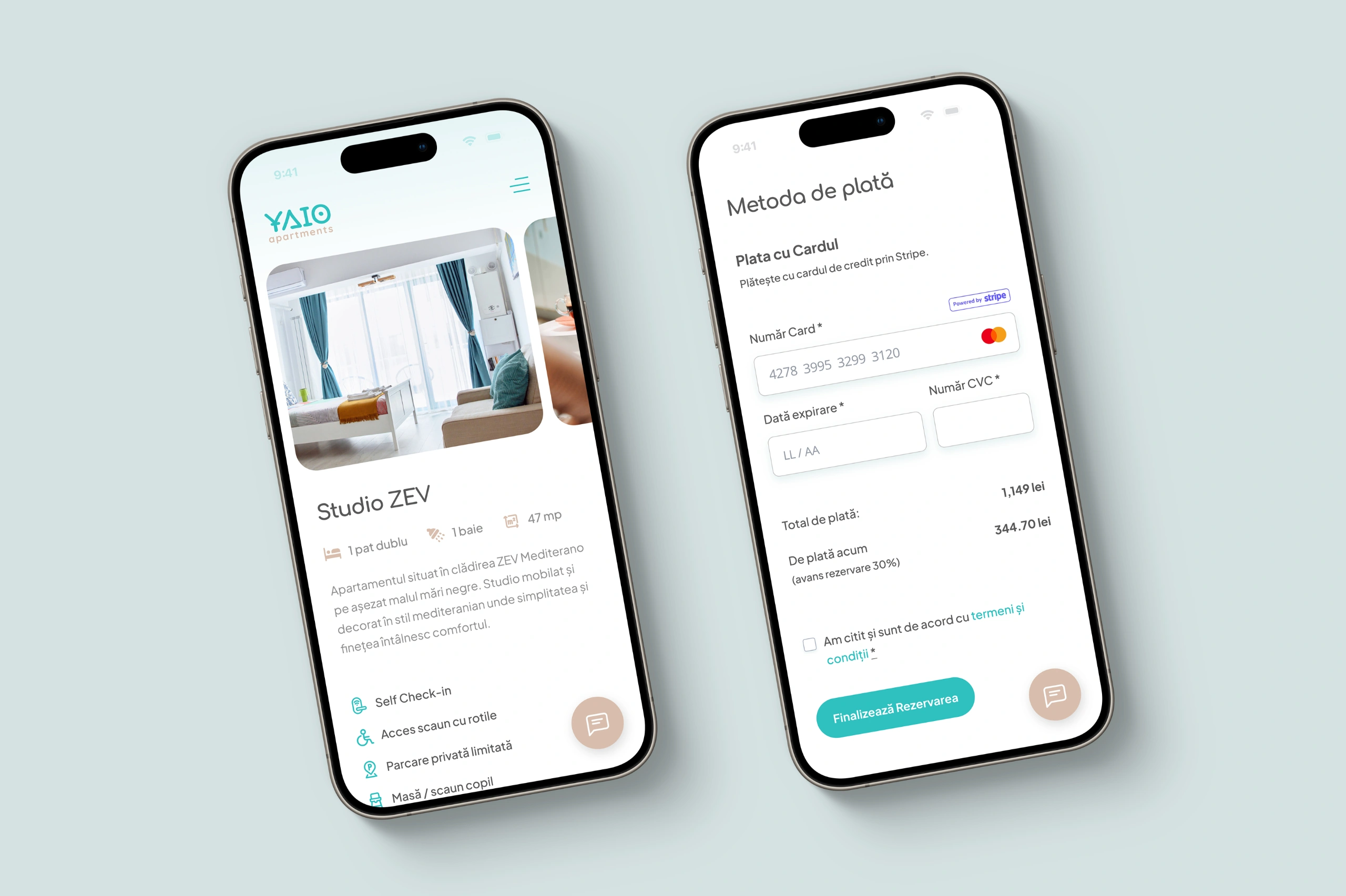 yaio-apartments—mobile-accomodation-page-and-checkout